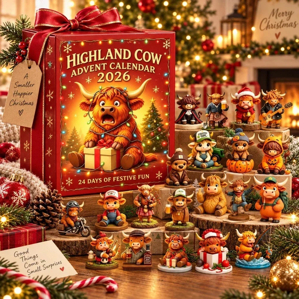 Highland Cow Advent Calendar