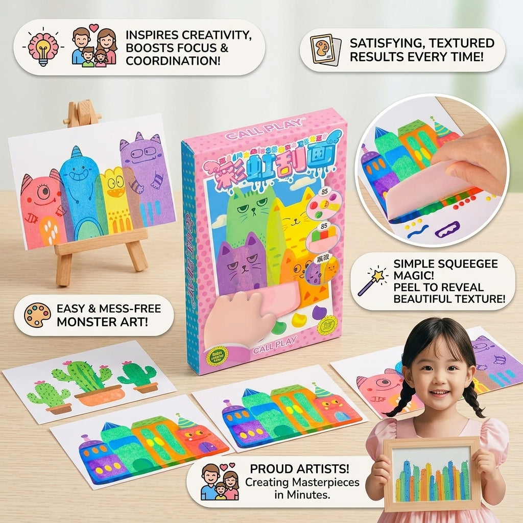 Rainbow Art Fun Kit for Kids