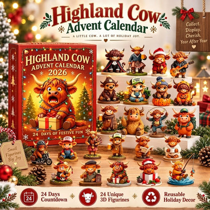 Highland Cow Advent Calendar