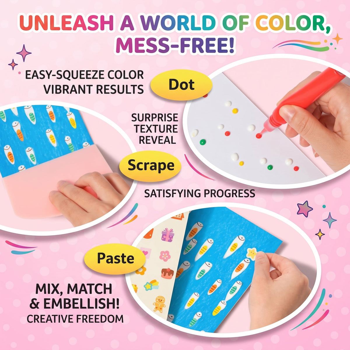 Rainbow Art Fun Kit for Kids