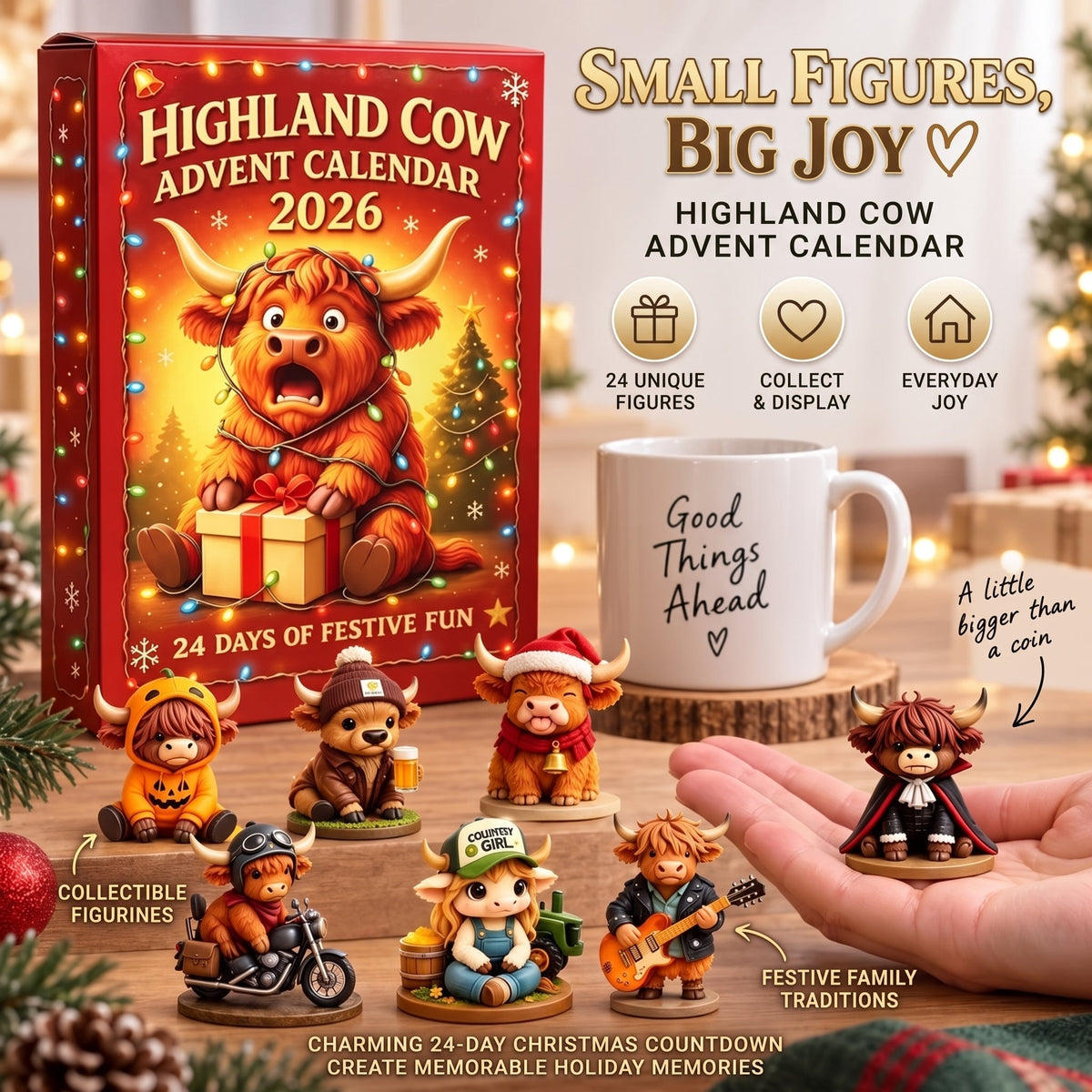 Highland Cow Advent Calendar