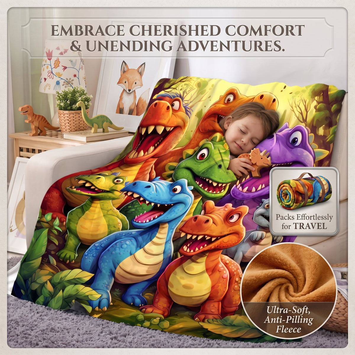 DinoWarm Blanket