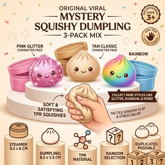 Mystery Dumpling Squishies (3-Pack)