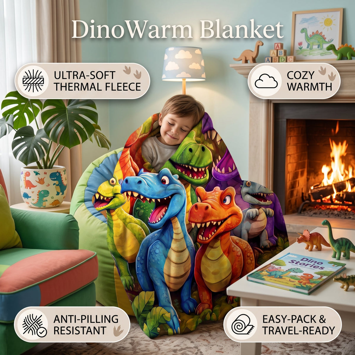 DinoWarm Blanket
