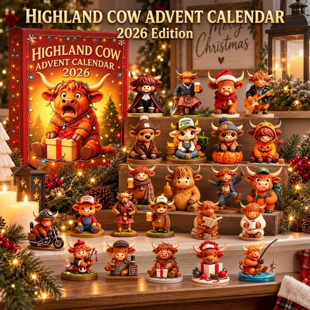 Highland Cow Advent Calendar