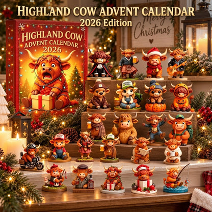 Highland Cow Advent Calendar